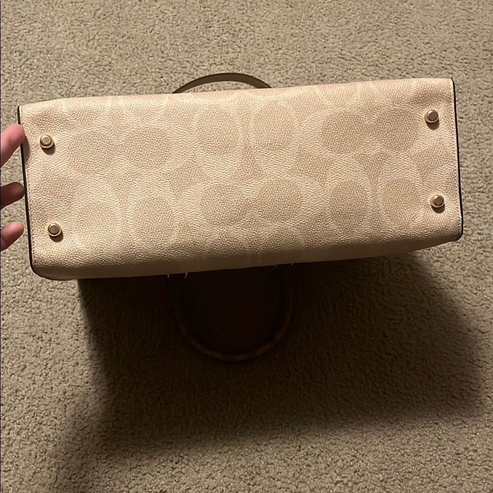 Coach Light Tan Signature Tote - Picture 3 of 3